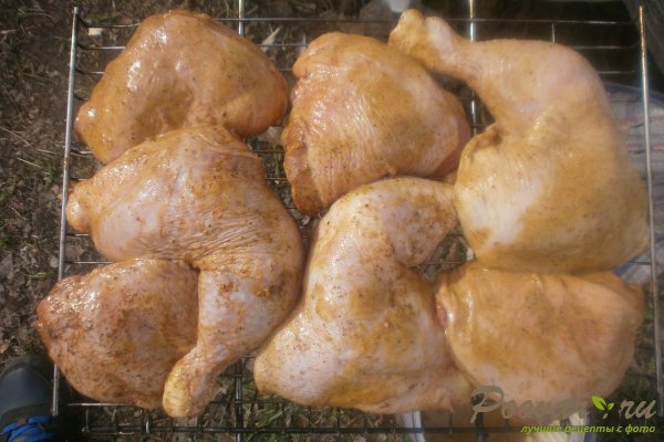 Маринованная курица на мангале Шаг 9 (картинка)