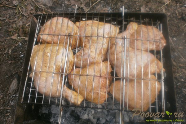 Маринованная курица на мангале Шаг 10 (картинка)