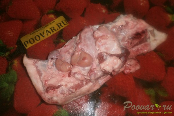 Щековина свиная с жидким дымом Шаг 1 (картинка)
