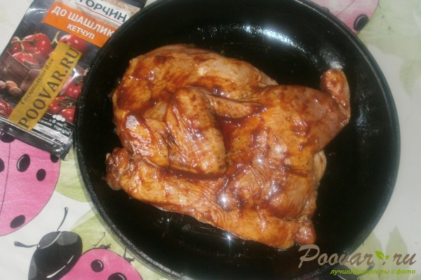 Курица в духовке с томатным соусом Шаг 8 (картинка)