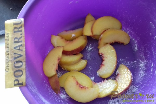 Пирог с персиками и яблоками Шаг 11 (картинка)