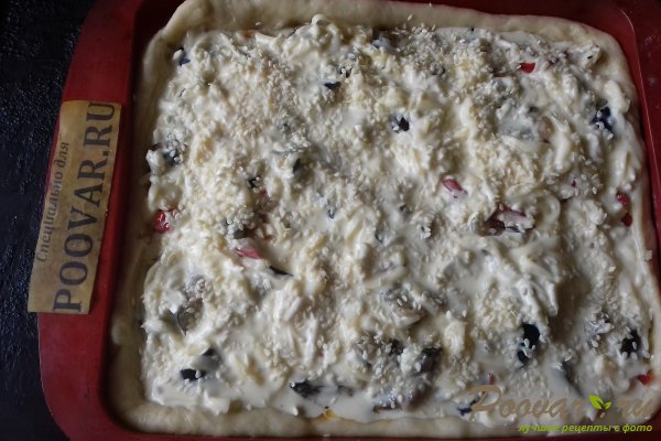 Пирог с начинкой из баклажан и сыра Шаг 17 (картинка)