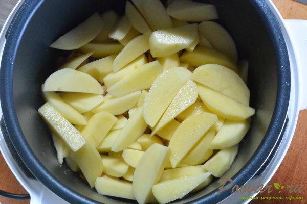 Куриное филе с картофелем в мультиварке-скороварке Шаг 8 (картинка)