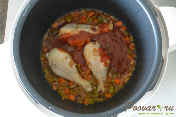 Суп с курицей и чечевицей в мультиварке-скороварке Шаг 6 (картинка)