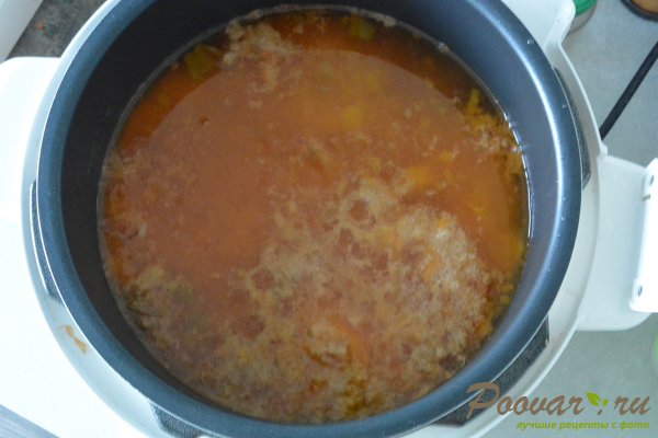 Суп с курицей и чечевицей в мультиварке-скороварке Шаг 11 (картинка)