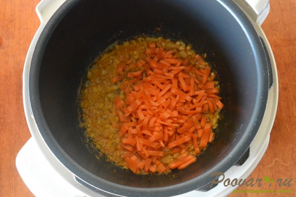 Суп с фасолью и мясом в мультиварке-скороварке Шаг 4 (картинка)