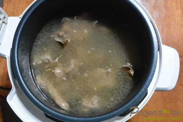 Суп с фасолью и мясом в мультиварке-скороварке Шаг 8 (картинка)