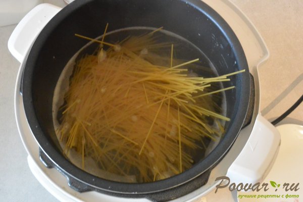 Спагетти в мультиварке-скороварке Шаг 4 (картинка)