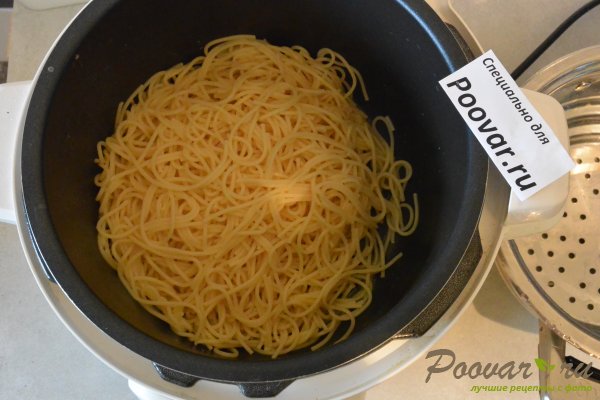 Спагетти в мультиварке-скороварке Шаг 9 (картинка)