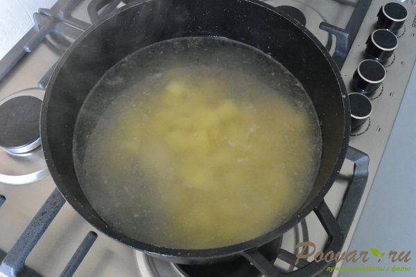 Куриный суп с грибами и фасолью Шаг 11 (картинка)