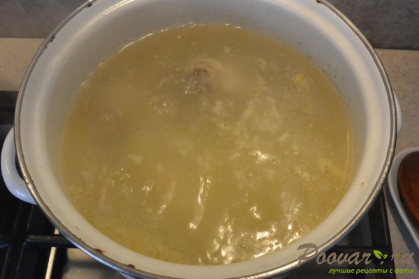 Суп рассольник с рисом и солёными огурцами Шаг 8 (картинка)