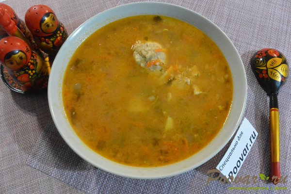 Суп рассольник с рисом и солёными огурцами Шаг 17 (картинка)