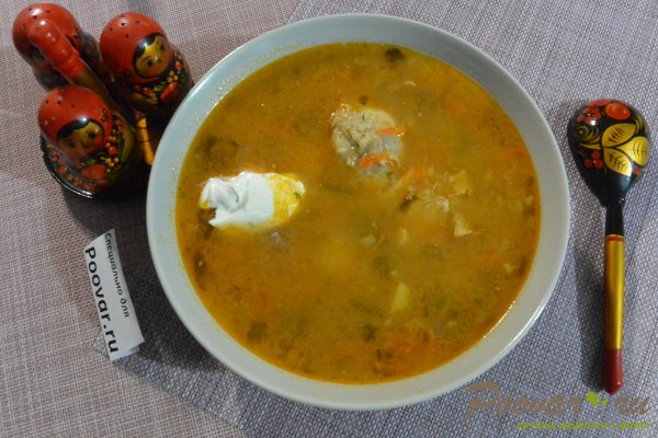 Суп рассольник с рисом и солёными огурцами Шаг 18 (картинка)