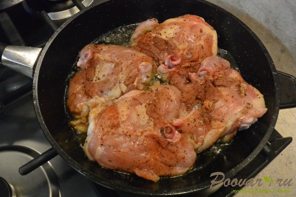 Курица с брокколи в сливочном соусе Шаг 3 (картинка)