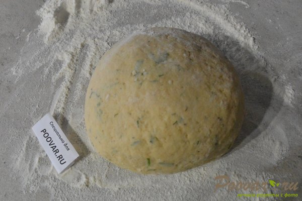 Лепешки из картофельного теста с сыром Шаг 11 (картинка)