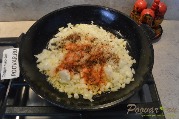 Фасоль с овощами на сковороде Шаг 2 (картинка)