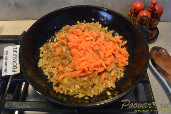 Фасоль с овощами на сковороде Шаг 3 (картинка)