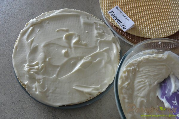 Торт из вафельных коржей с кремом Шаг 14 (картинка)