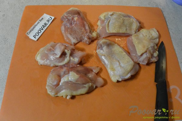 Куриное филе тушеное с овощами Шаг 1 (картинка)