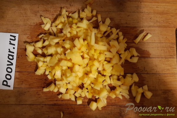 Пышные сырники с яблоками Шаг 1 (картинка)