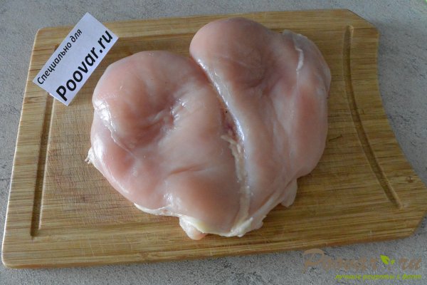 Тушеная куриная грудка с овощами Шаг 1 (картинка)